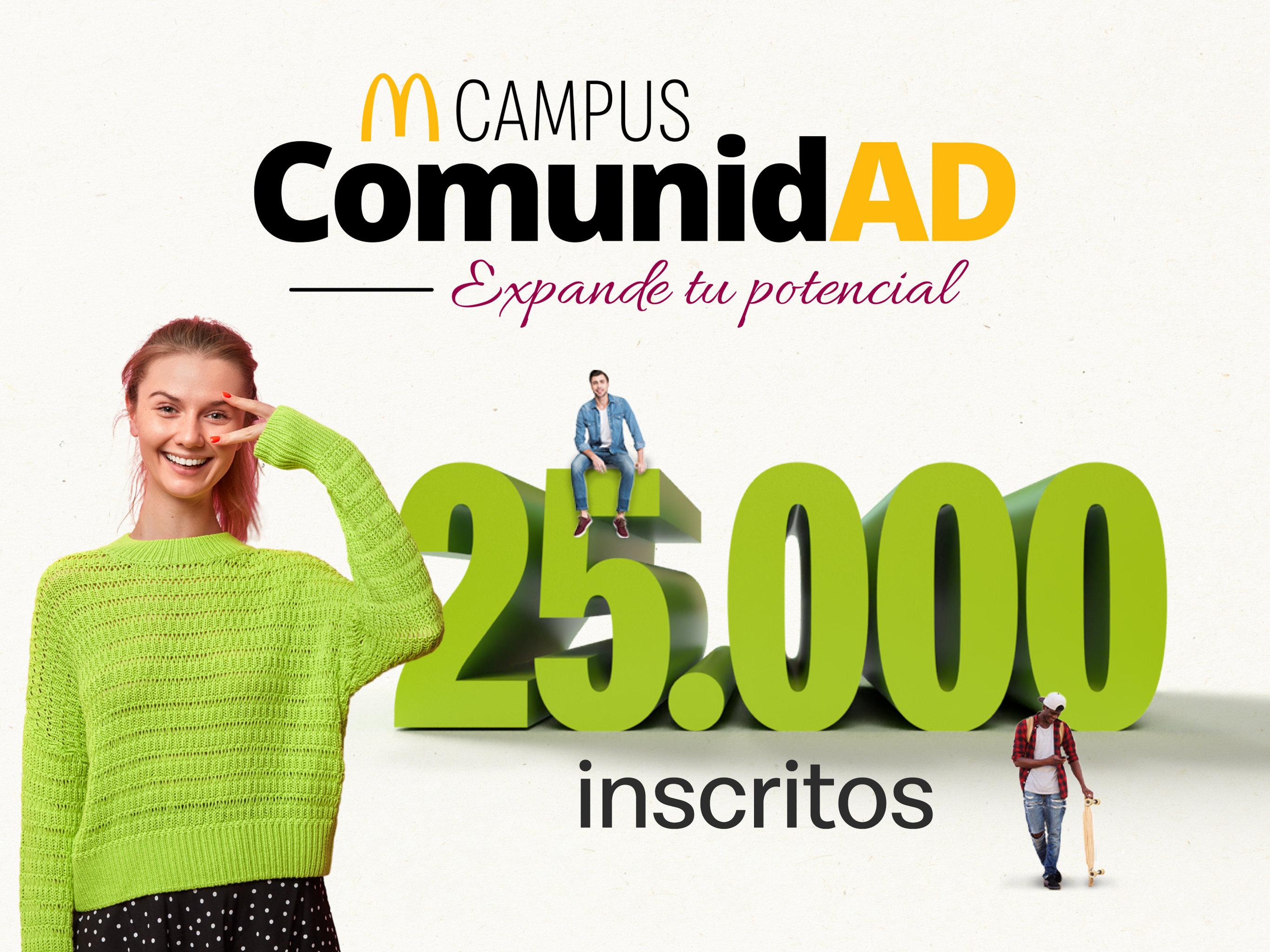 Celebramos os 25.000 inscritos em nossa plataforma educacional gratuita MCampus Comunidade