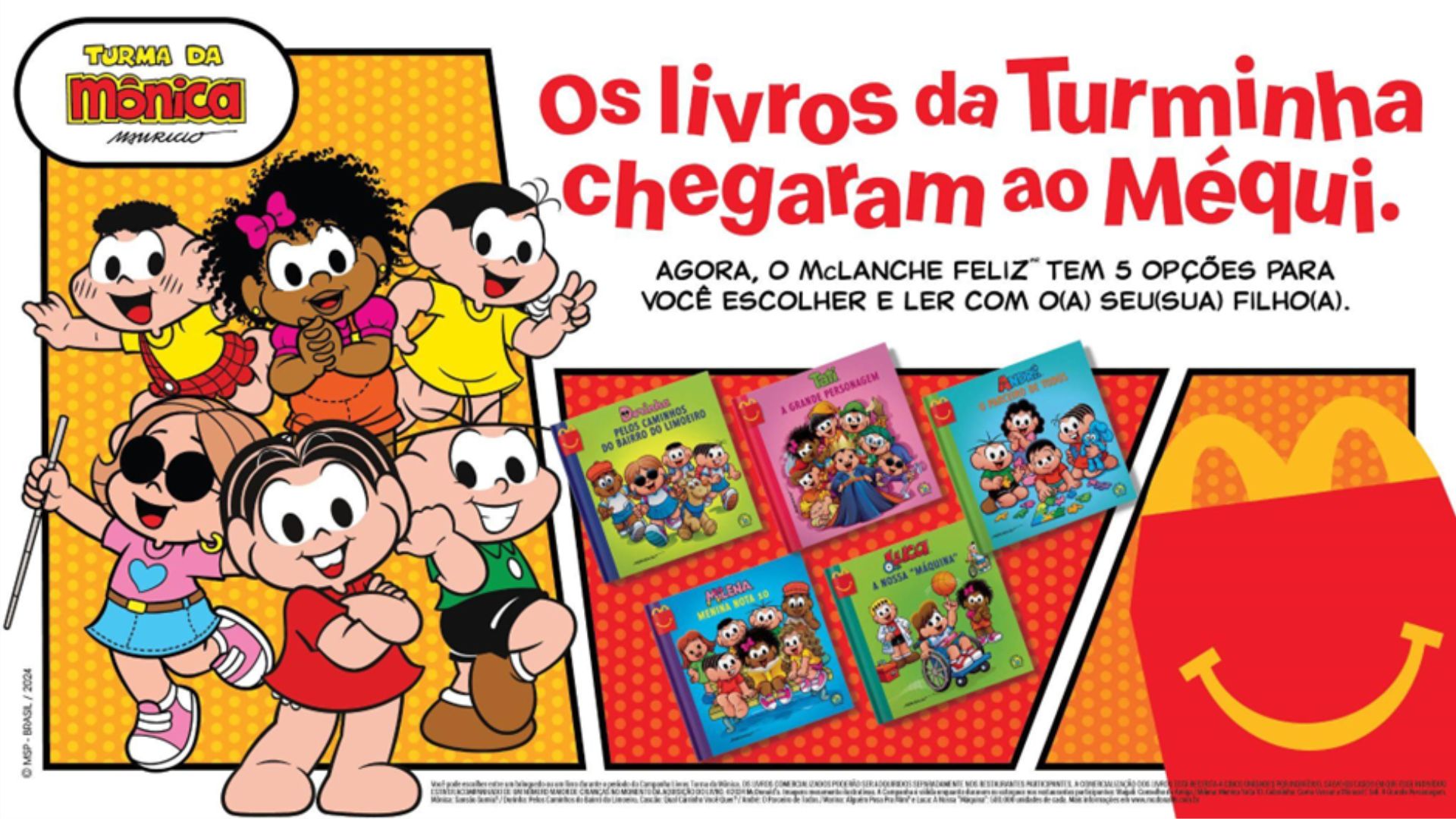 McLanche Feliz eTurma da Mônica se unem para incentivar a leitura e a inclusão com famílias de todo o Brasil 